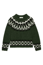 Load image into Gallery viewer, The Great Arctic Fairisle Pullover - Winter Pine
