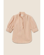 Load image into Gallery viewer, Trovata Noah Blouse- Maple Stripe
