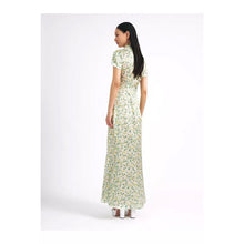 Load image into Gallery viewer, Saloni Kelly Dress Tusk Spring Flowers
