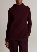 Load image into Gallery viewer, VINCE Boiled Funnel NK Pullover - Blackberry
