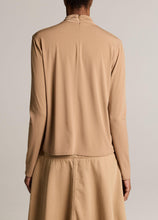 Load image into Gallery viewer, Vince Draped neck long sleeve top- carmello
