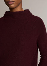 Load image into Gallery viewer, VINCE Boiled Funnel NK Pullover - Blackberry
