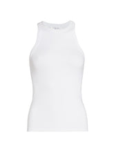 Load image into Gallery viewer, Anine Bing Eva Racerback Tank Top- White
