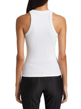 Load image into Gallery viewer, Anine Bing Eva Racerback Tank Top- White
