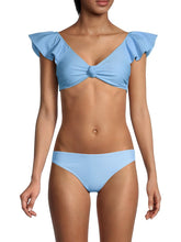 Load image into Gallery viewer, Tanya Taylor Orelia Bikini Top- Blue Horizon
