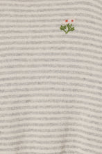 Load image into Gallery viewer, Trovata Giorgia Sweater- Grey Stripe

