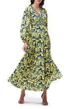 Load image into Gallery viewer, DVF Anjali Long Sleeve Maxi Dress
