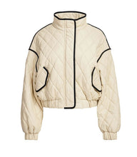 Load image into Gallery viewer, Essentiel Antwerp Cord Padded Cropped Bomber Jacket
