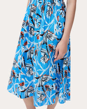 Load image into Gallery viewer, DVF Erica Dress- Butterfly Floral Pure Blue
