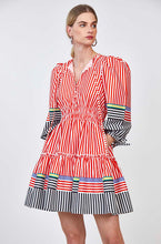 Load image into Gallery viewer, Hunter Bell Ellison Dress- Engineered Stripe
