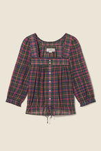 Load image into Gallery viewer, Trovata Eunice Blouse- Trail Plaid
