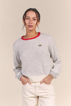 Load image into Gallery viewer, Trovata Glorgia Sweater-Grey Stripe
