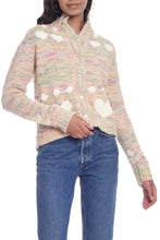 Load image into Gallery viewer, Love Shack Fancy Polina Bomber- Cream Confetti
