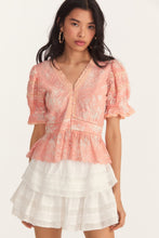 Load image into Gallery viewer, Love Shack Fancy Annalee Top - Coral Romance

