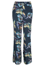 Load image into Gallery viewer, DVF Federica Pants- Abstract Butterfly Navy Blue
