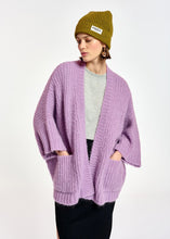 Load image into Gallery viewer, Essentiel Antwerp Castrid Oversized Cardigan Sweater- Mauve
