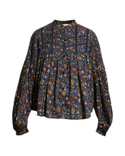 Load image into Gallery viewer, Veronica Beard Sherwood Blouse- Ink Multi

