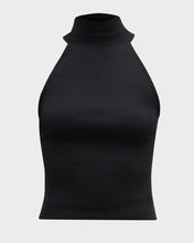 Load image into Gallery viewer, Grey/Ven Keith Sleeveless Turtleneck Top

