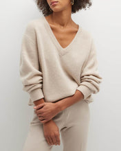 Load image into Gallery viewer, Grey/Ven Lyon V-Neck Sweater
