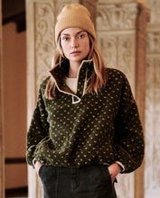 Load image into Gallery viewer, The Great Countryside Plush Pullover - Olive Heart Check
