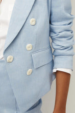 Load image into Gallery viewer, Veronica Beard Diego Dickey Jacket- Lake Blue
